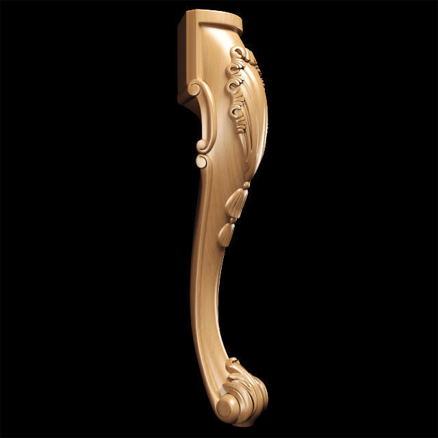 Collection of 30 models classical wood carving decor 3D model_22