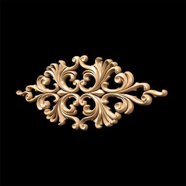 Collection of 30 models classical wood carving decor 3D model_75