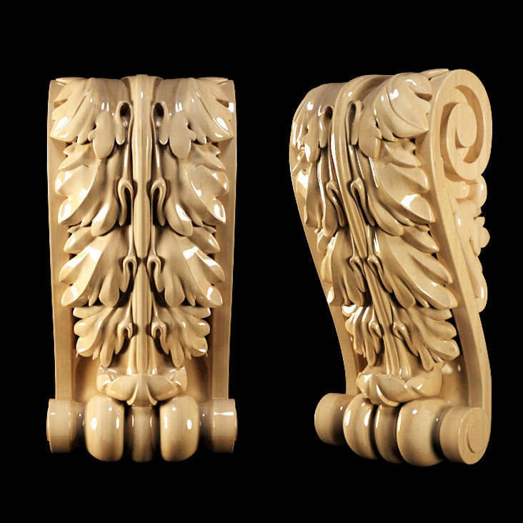 Collection of 30 models classical wood carving decor 3D model_8