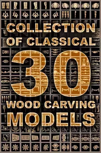 Collection of 30 models classical wood carving decor
