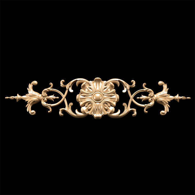 Collection of 30 models classical wood carving decor 3D model_77