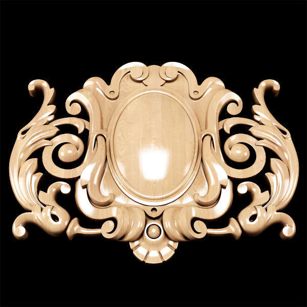 Collection of 30 models classical wood carving decor 3D model_43