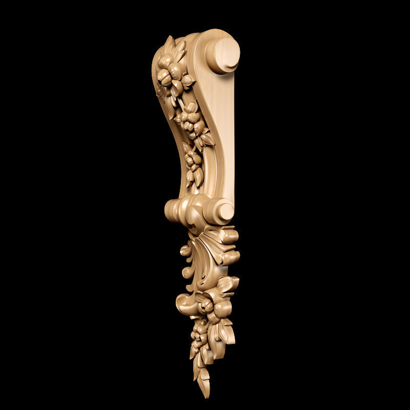 Collection of 30 models classical wood carving decor 3D model_50