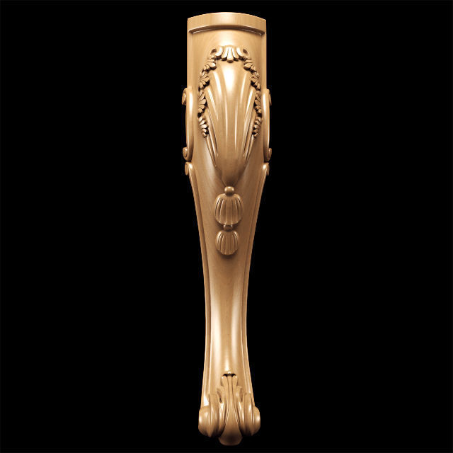 Collection of 30 models classical wood carving decor 3D model_27