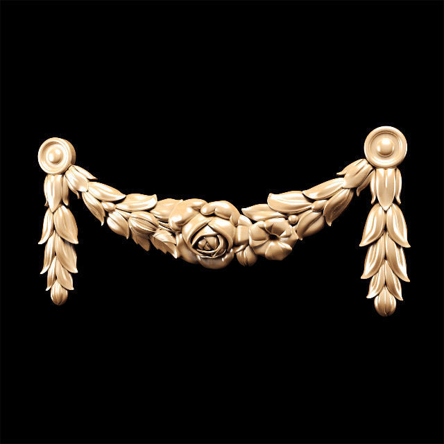 Collection of 30 models classical wood carving decor 3D model_106