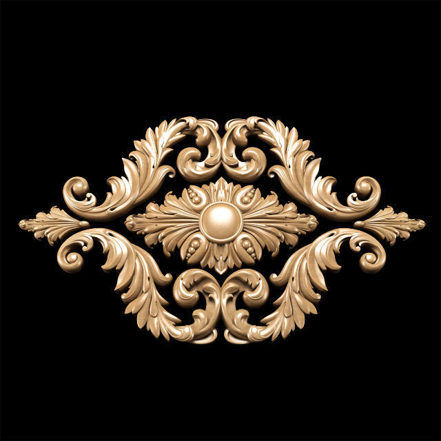 Collection of 30 models classical wood carving decor 3D model_148