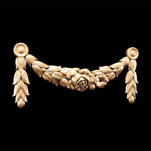 Collection of 30 models classical wood carving decor 3D model_105