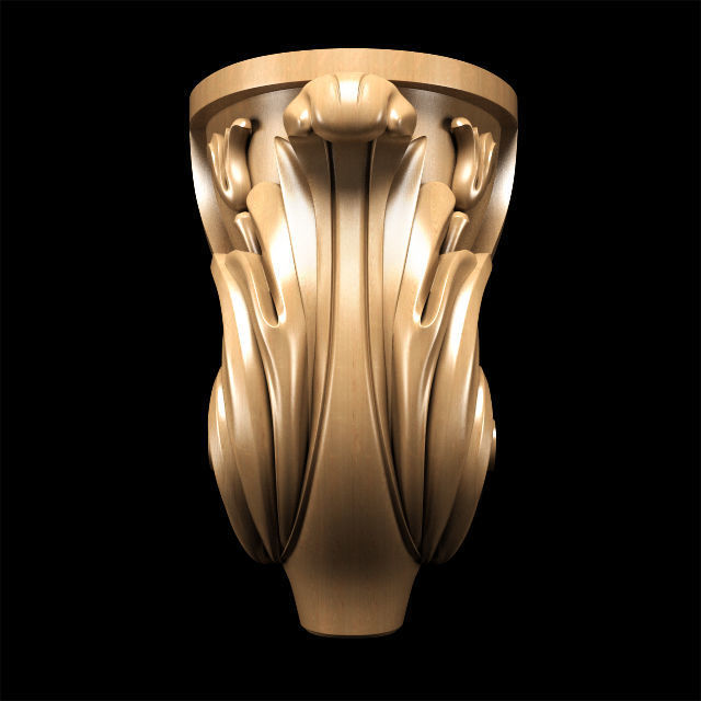 Collection of 30 models classical wood carving decor 3D model_119