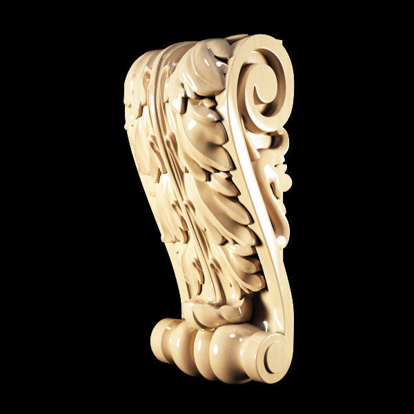 Collection of 30 models classical wood carving decor 3D model_40