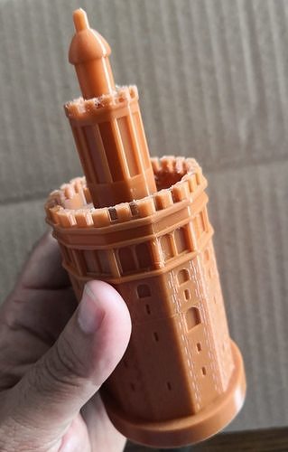The Gold Tower of Seville - Torre del Oro de Sevilla Free 3D print model