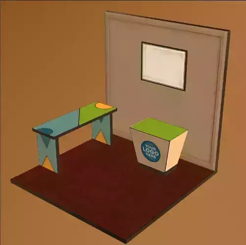 Simple booth