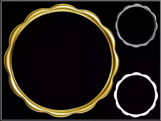 Flower Petals Band Ring