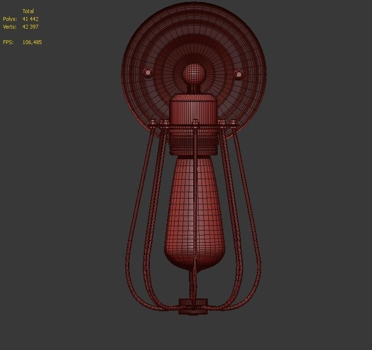 Sconce 4 Loft Design 3D model_4