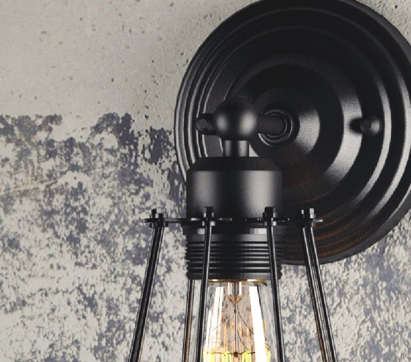 Sconce 4 Loft Design 3D model_2