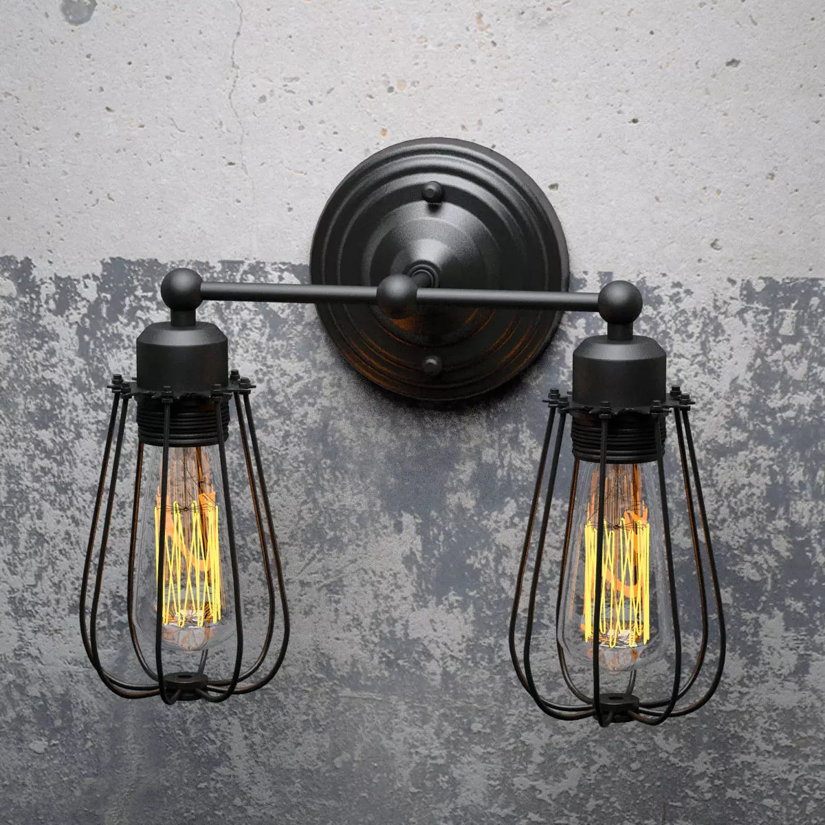 Sconce 5 Loft Design 3D model_0