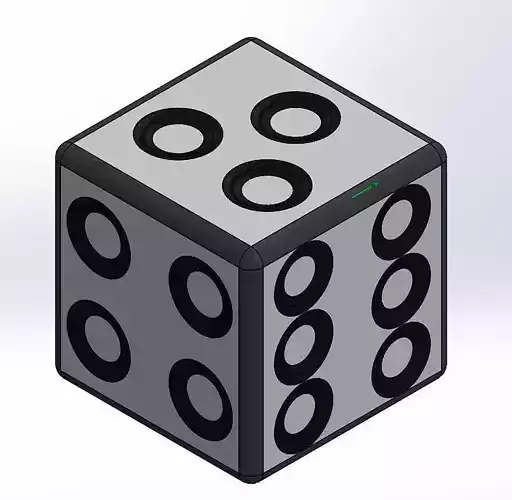 The Dice with six holes