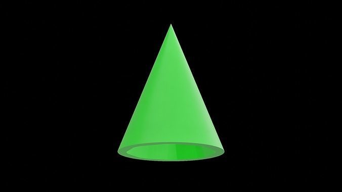 Cone Board Game Marker Low-poly 3D model