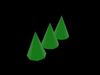 Cone Board Game Marker Low-poly 3D model_1