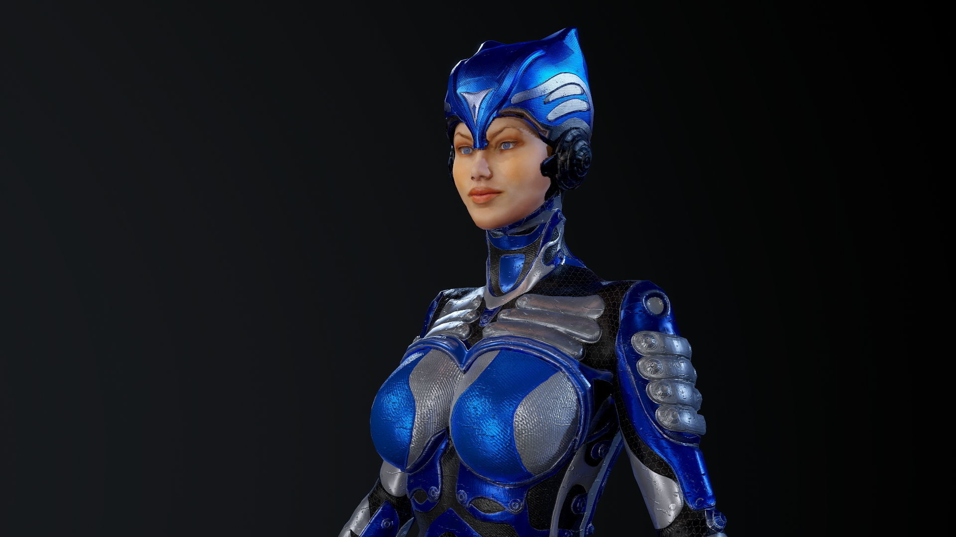 Low-poly model of the character Ghost Fury Low-poly 3D model_18