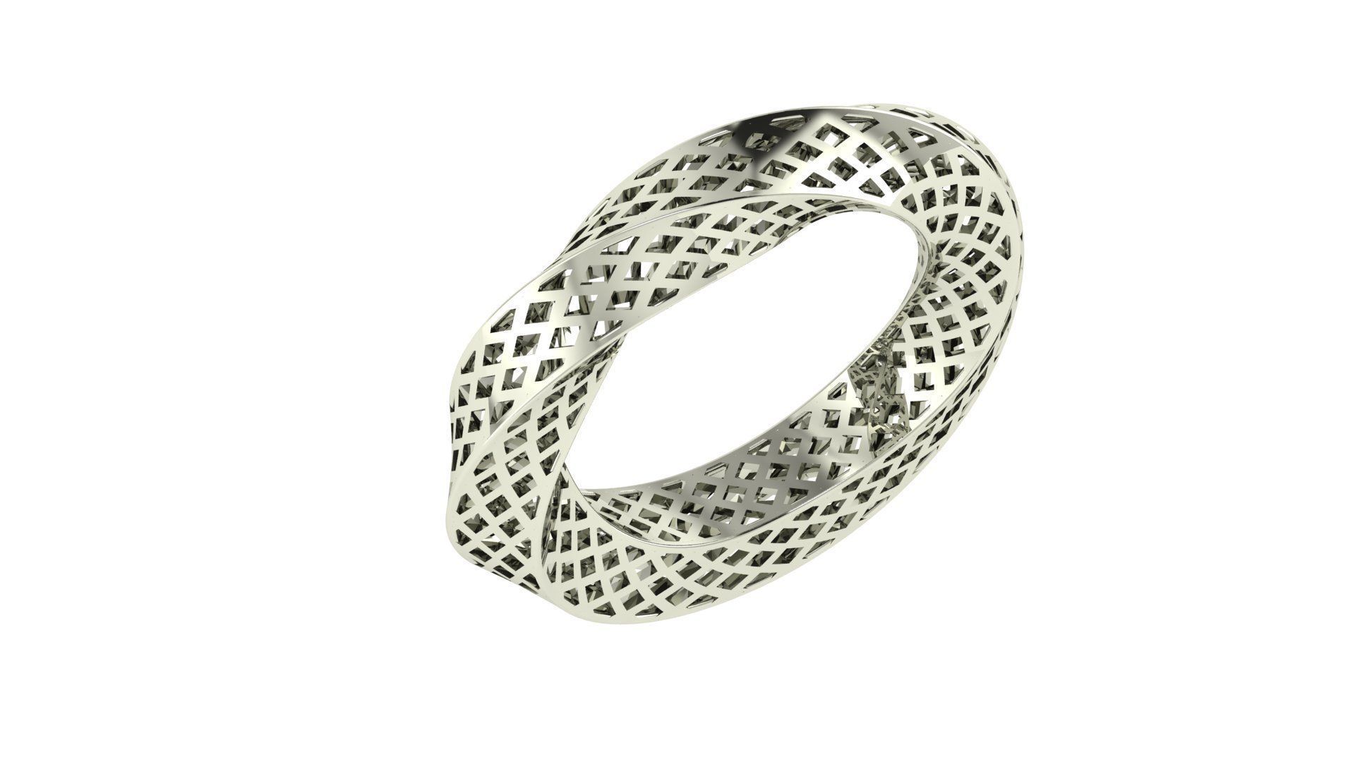 Twist Ring 3D print model_2