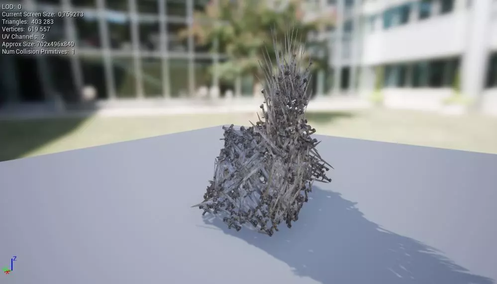Got trone chair 3D print model