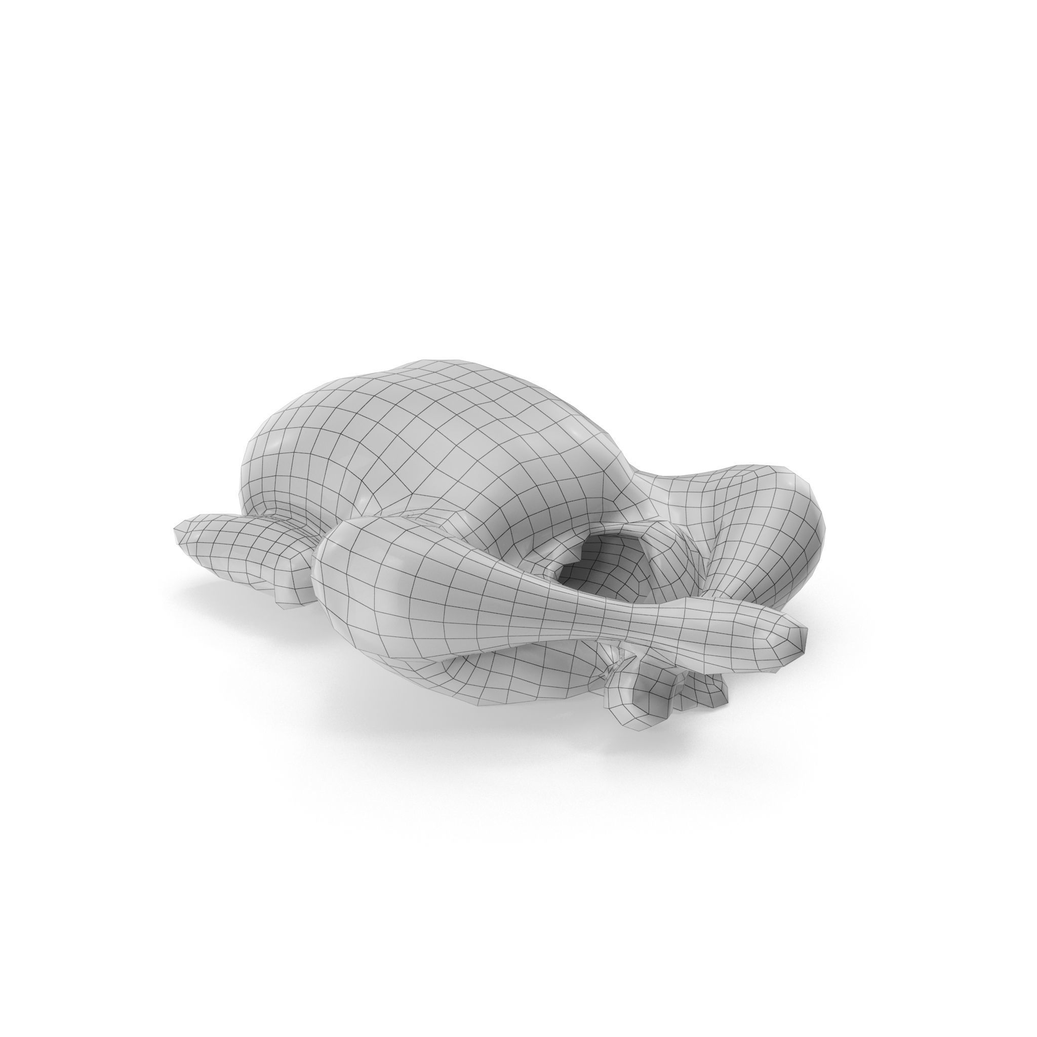 Cooked Chicken seasoned with sage - 4K textures 3D model_24