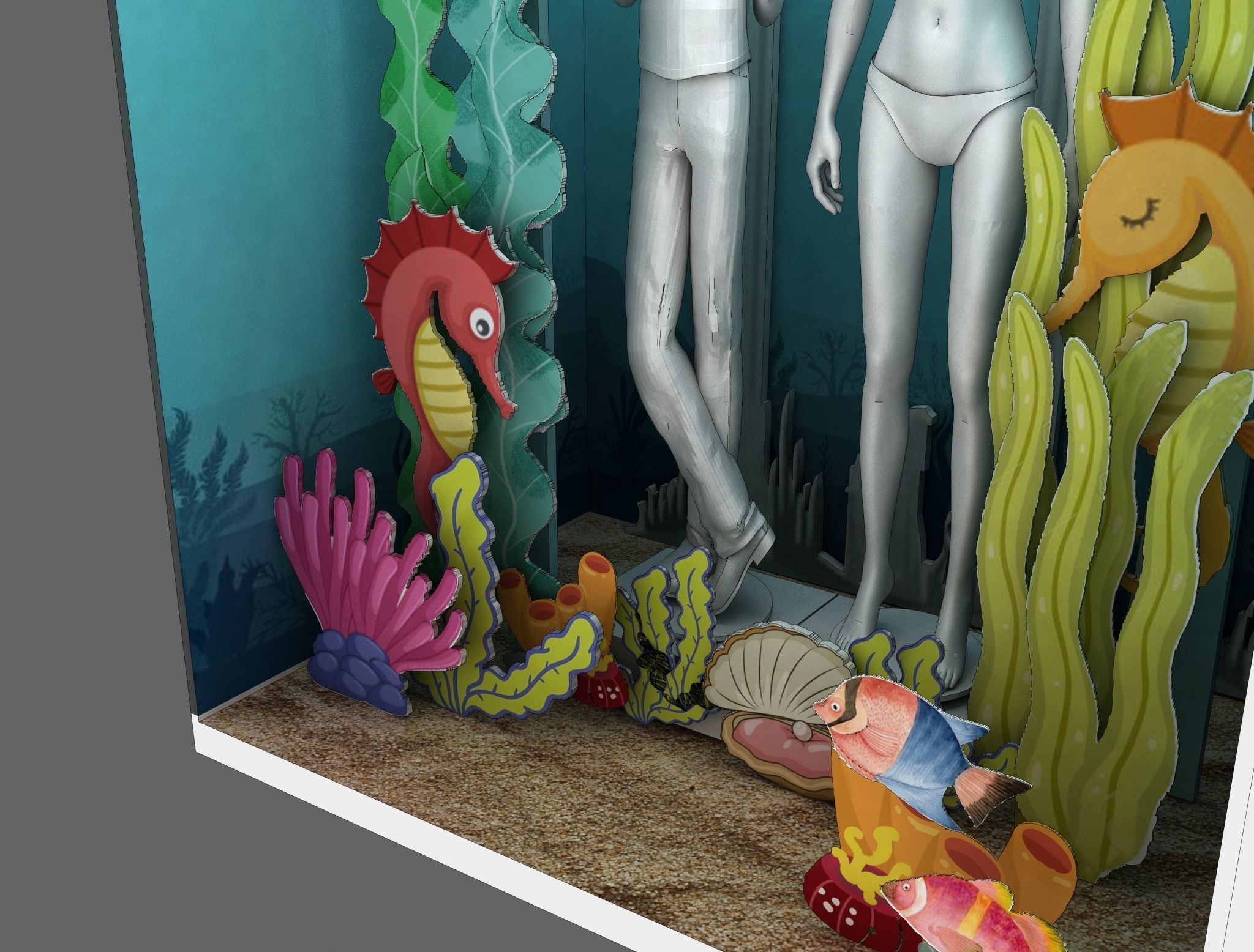 atlantis showcase design  3D model_1