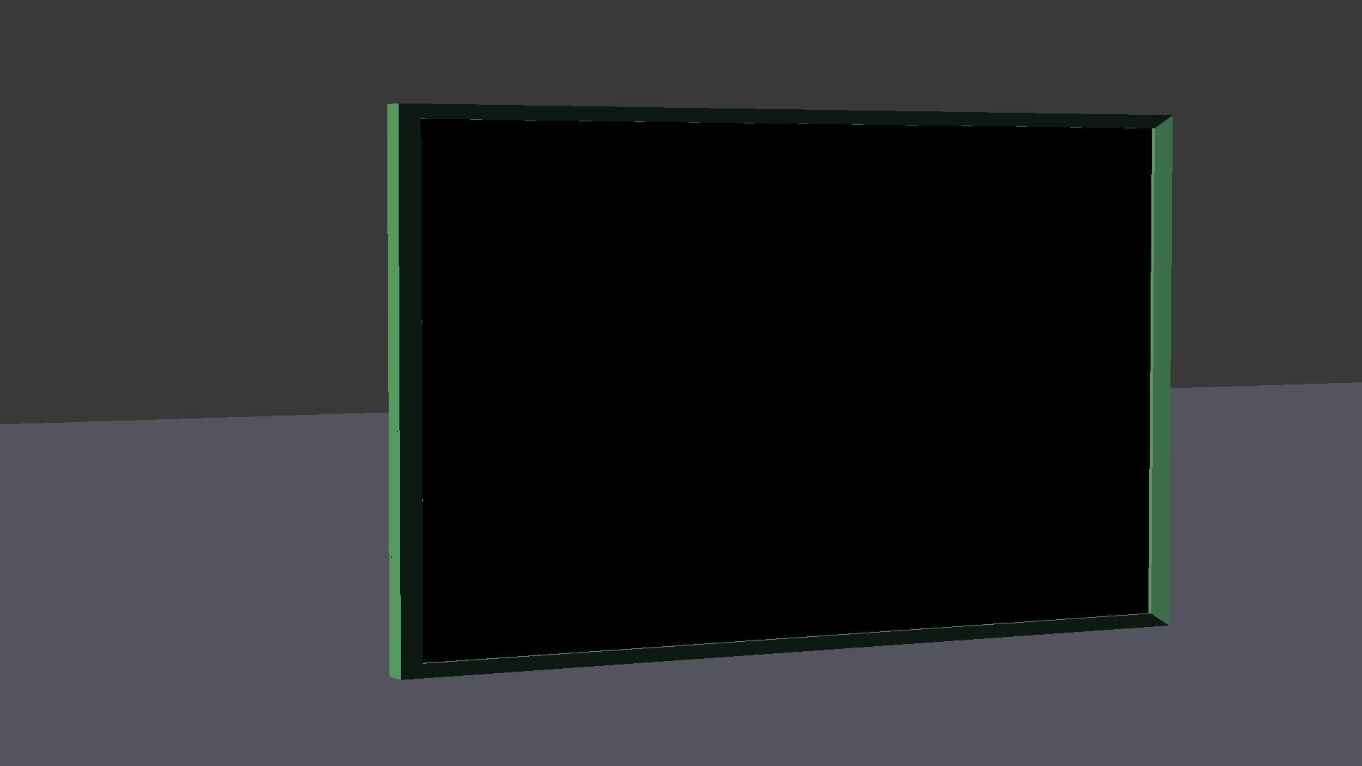 Slate frame 3D model_2