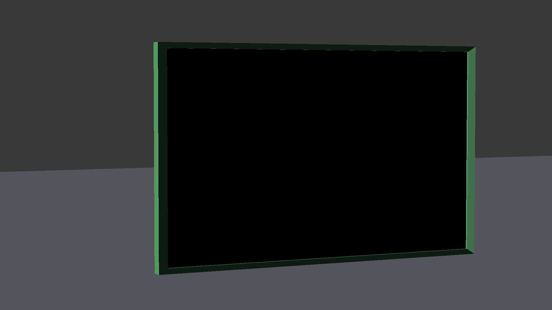 Slate frame 3D model_3