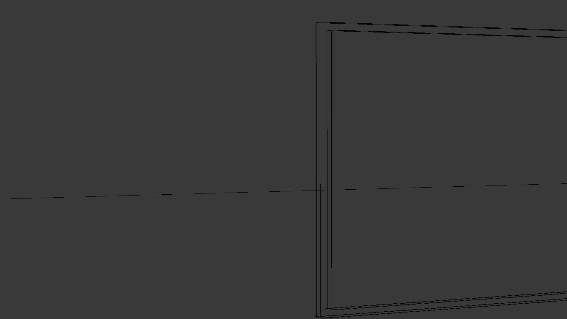 Slate frame 3D model_39