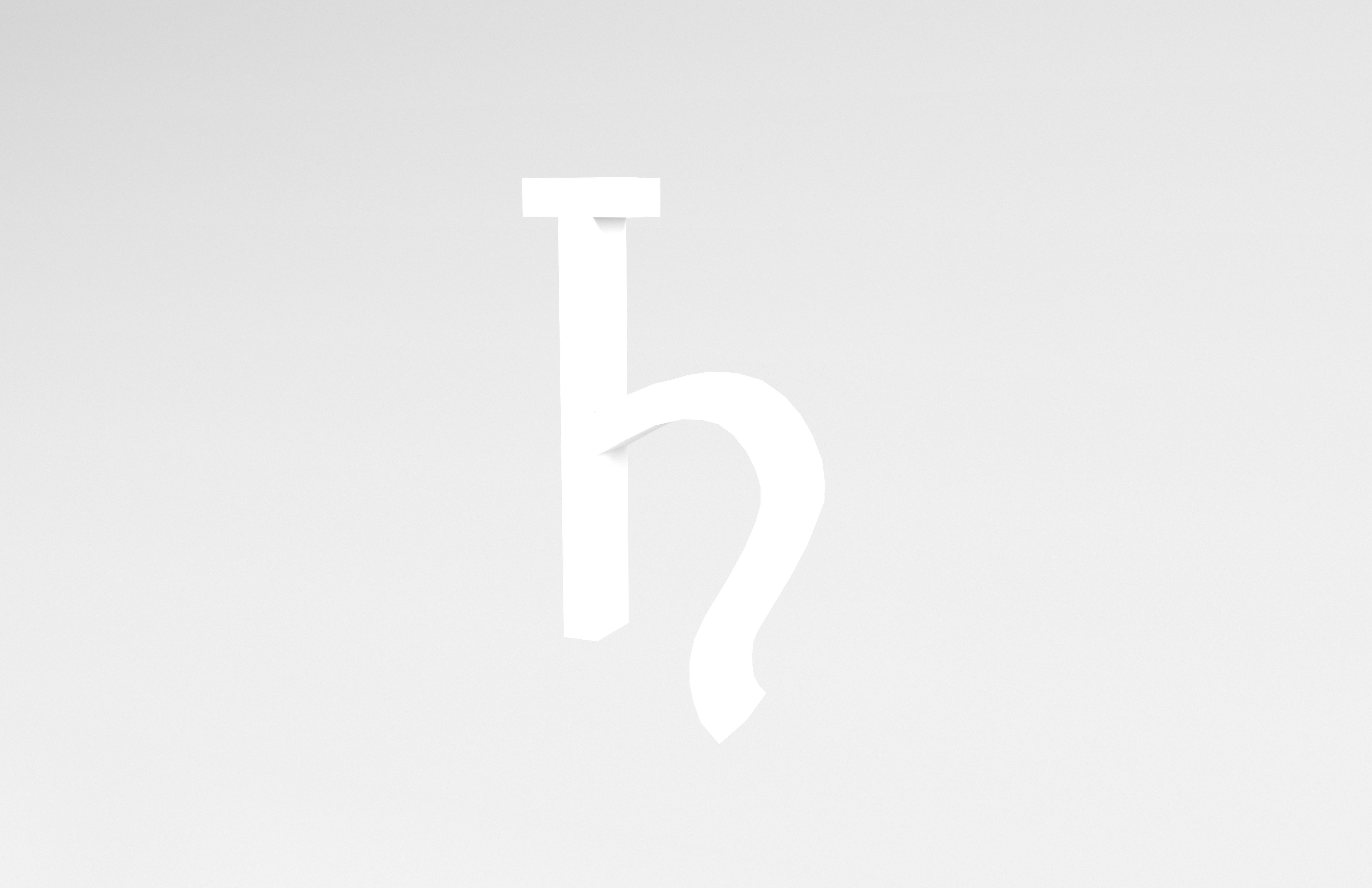 Saturn Symbol v1 002 Low-poly 3D model_2