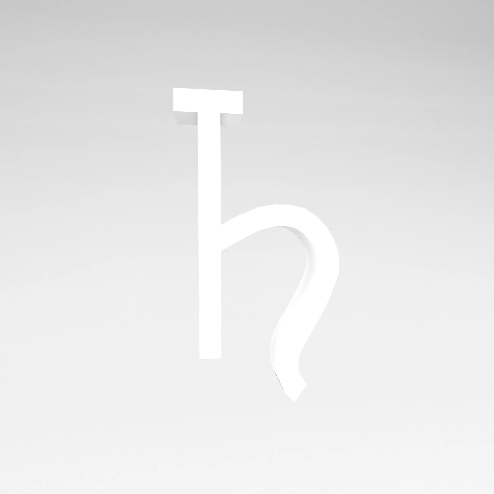 Saturn Symbol v1 002 Low-poly 3D model_0