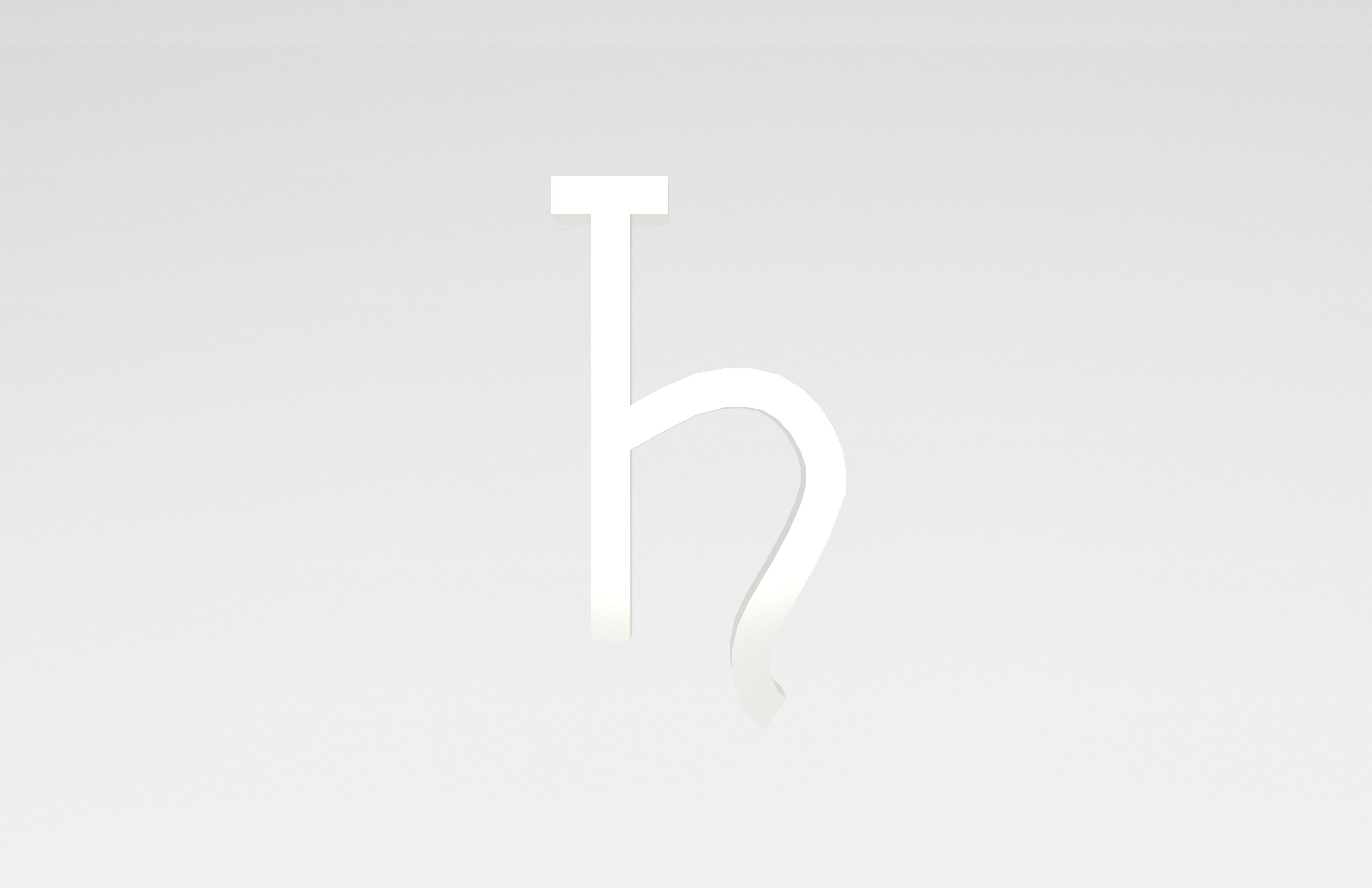 Saturn Symbol v1 004 Low-poly 3D model_1