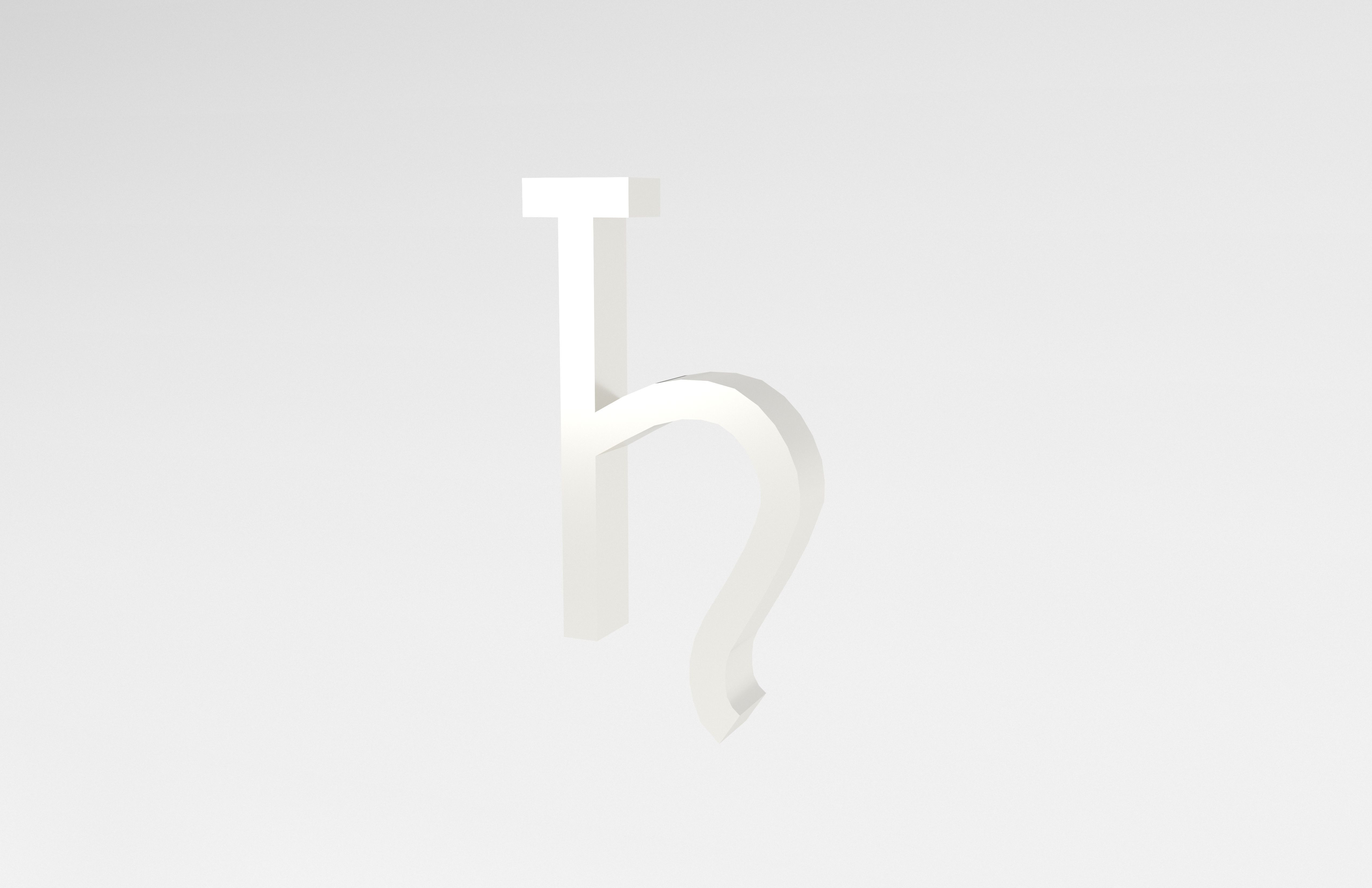 Saturn Symbol v1 004 Low-poly 3D model_2