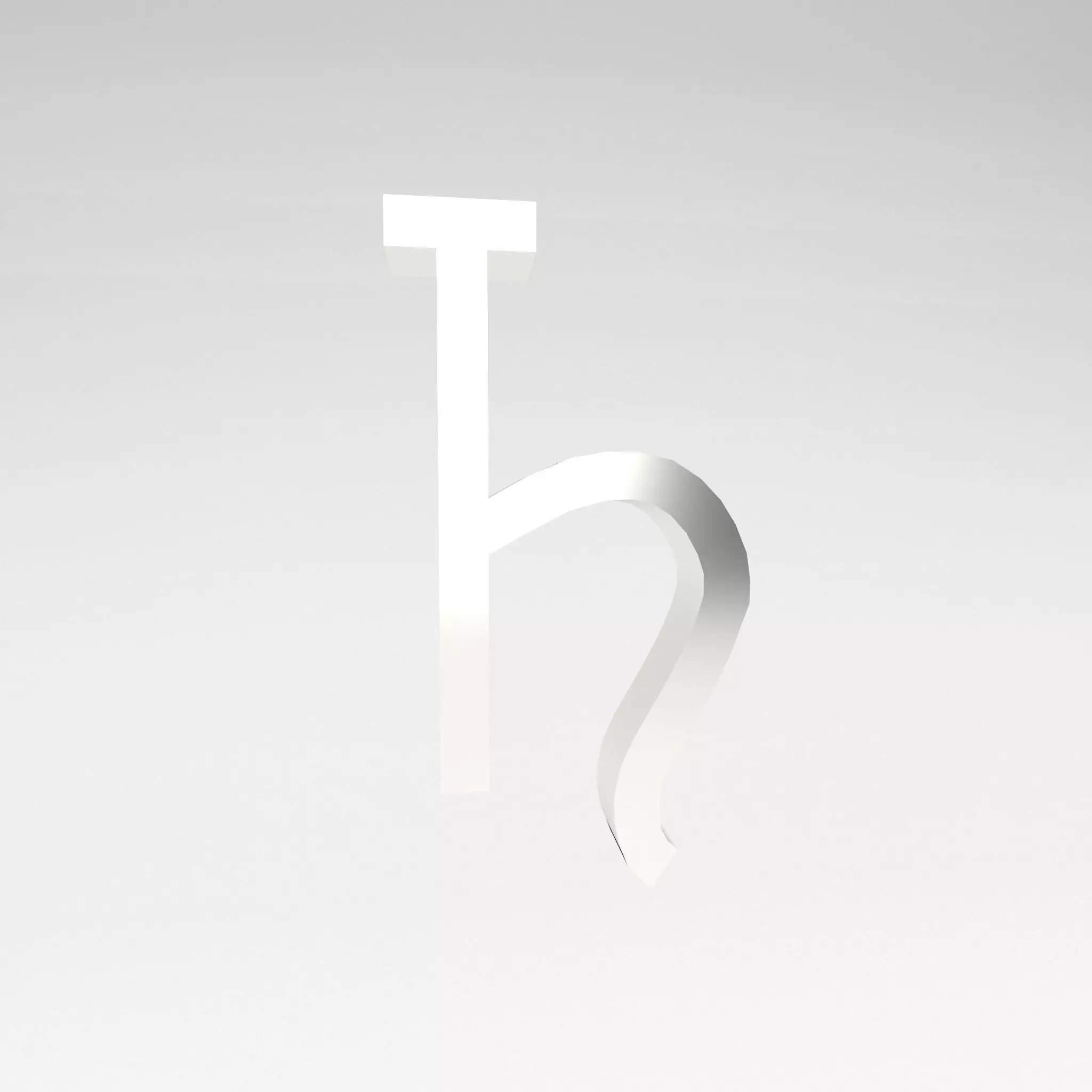 Saturn Symbol v1 004 Low-poly 3D model_0