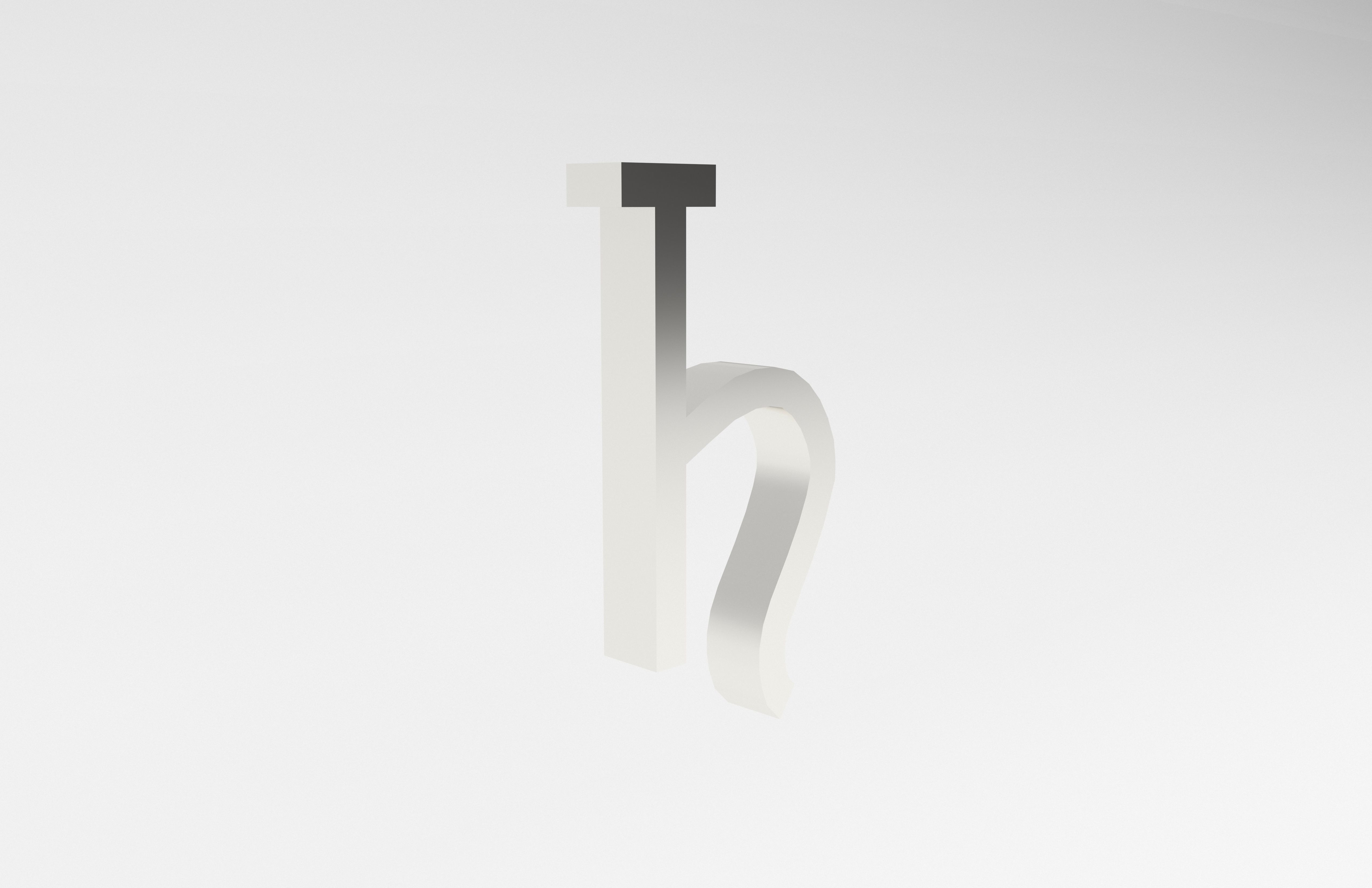 Saturn Symbol v1 004 Low-poly 3D model_3