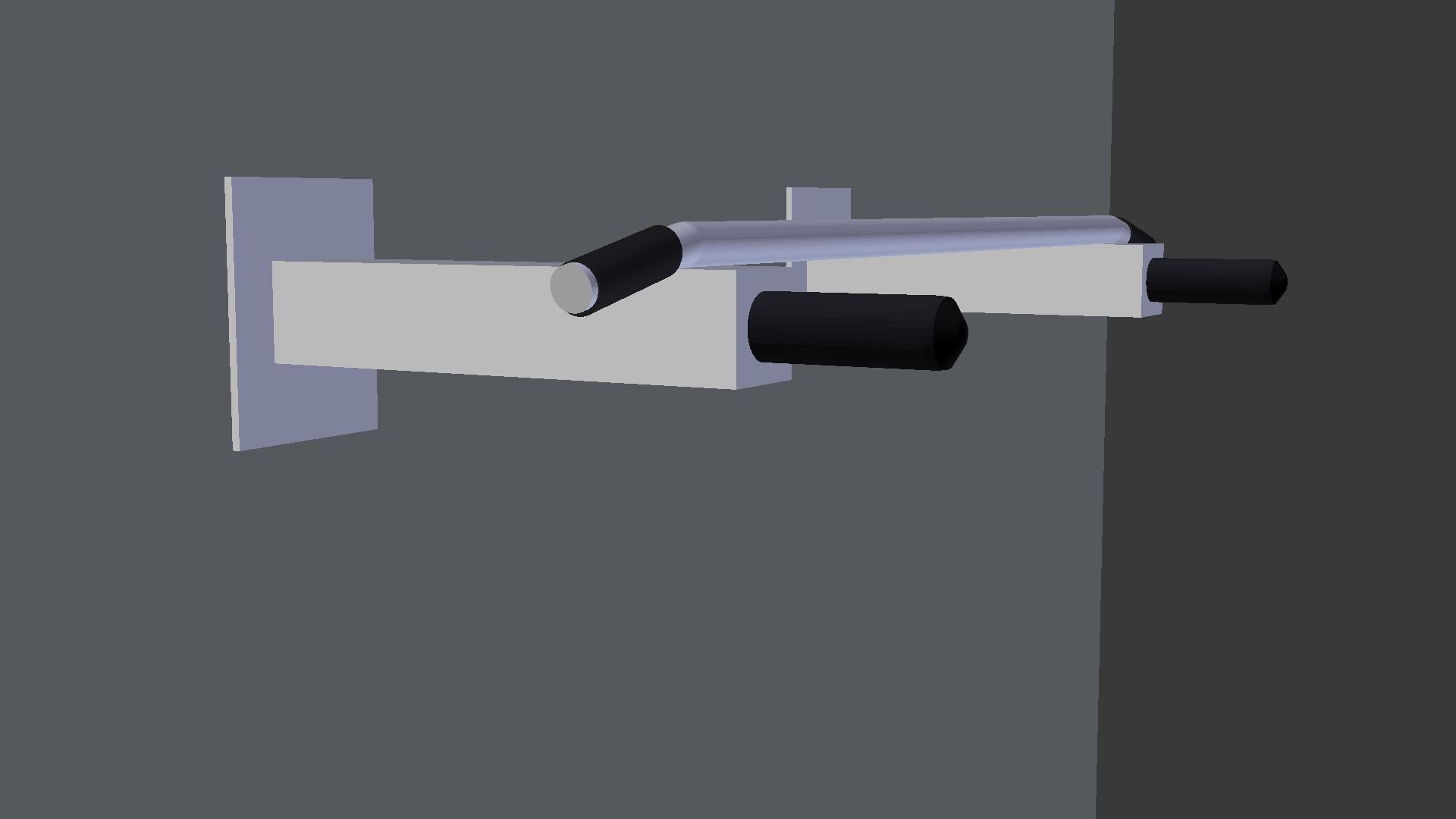 Bar bell Free low-poly 3D model_1