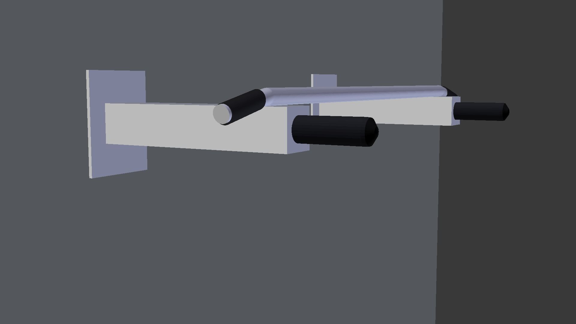 Bar bell Free low-poly 3D model_7