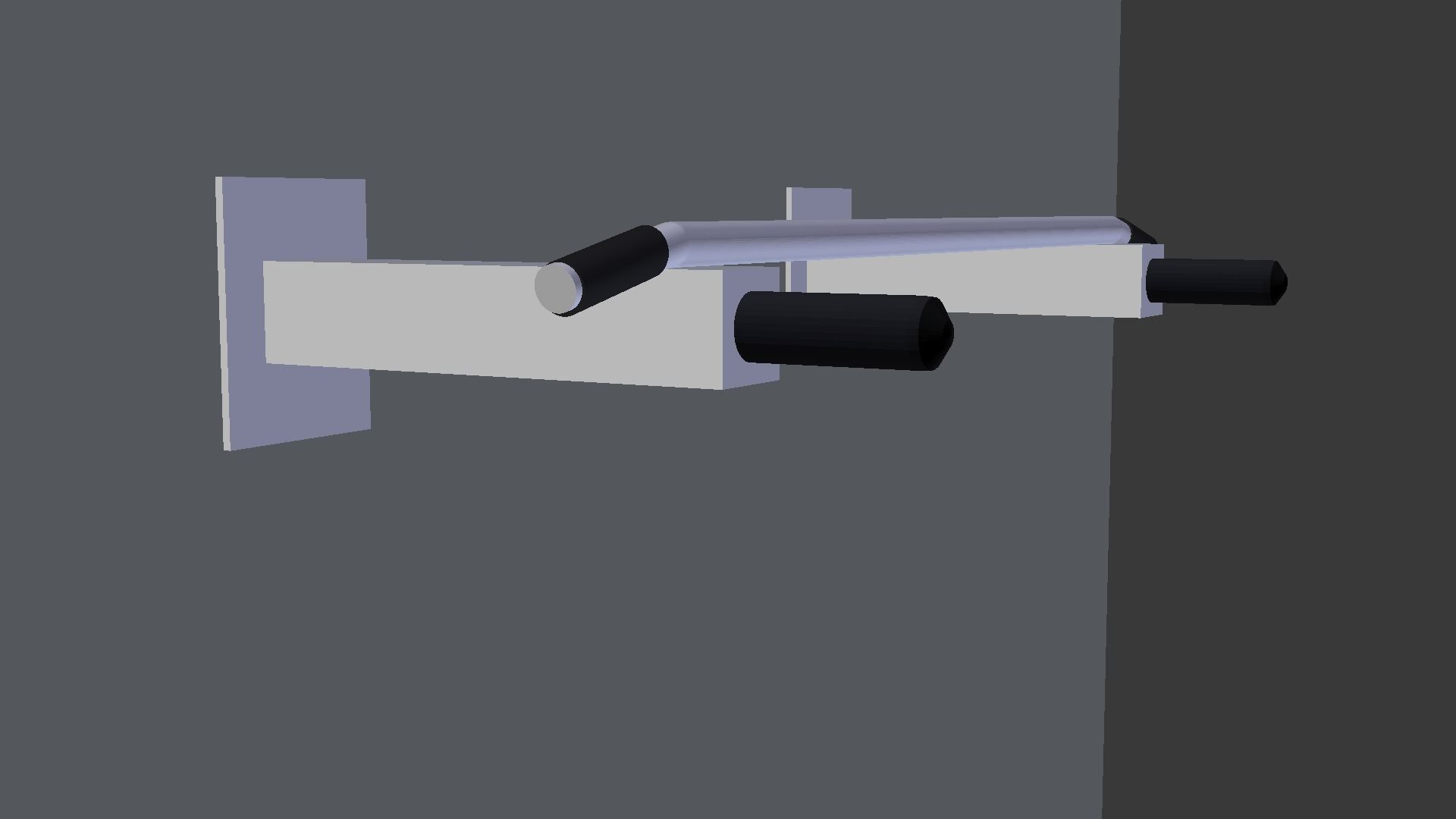 Bar bell Free low-poly 3D model_8