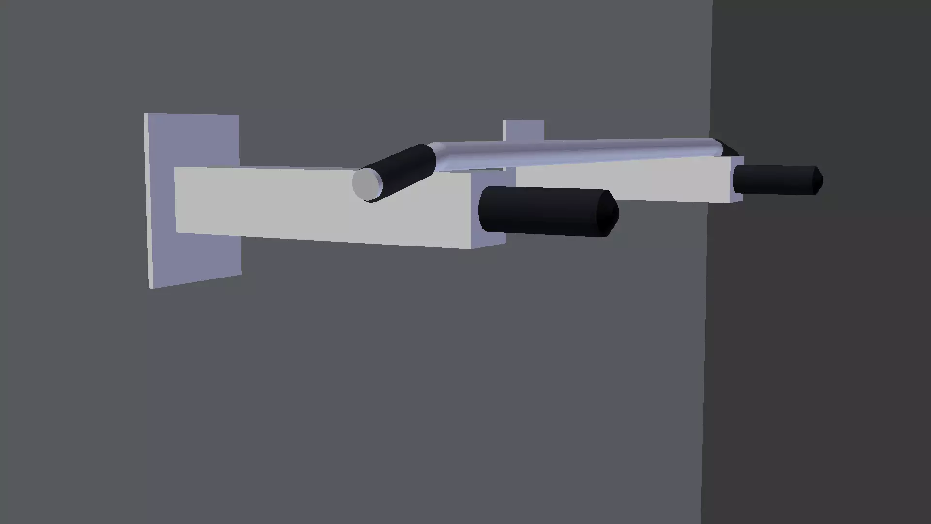 Bar bell Free low-poly 3D model_0