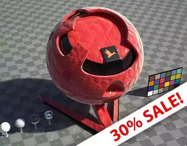 Blood Cell - VRay shader no textures 3D model