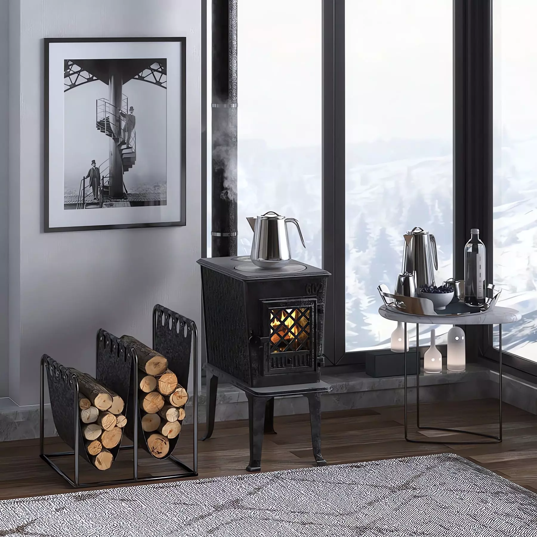 Au coin du feu 01 3D model