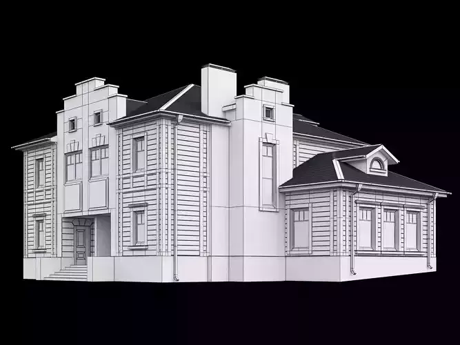 Cottage house 3D model