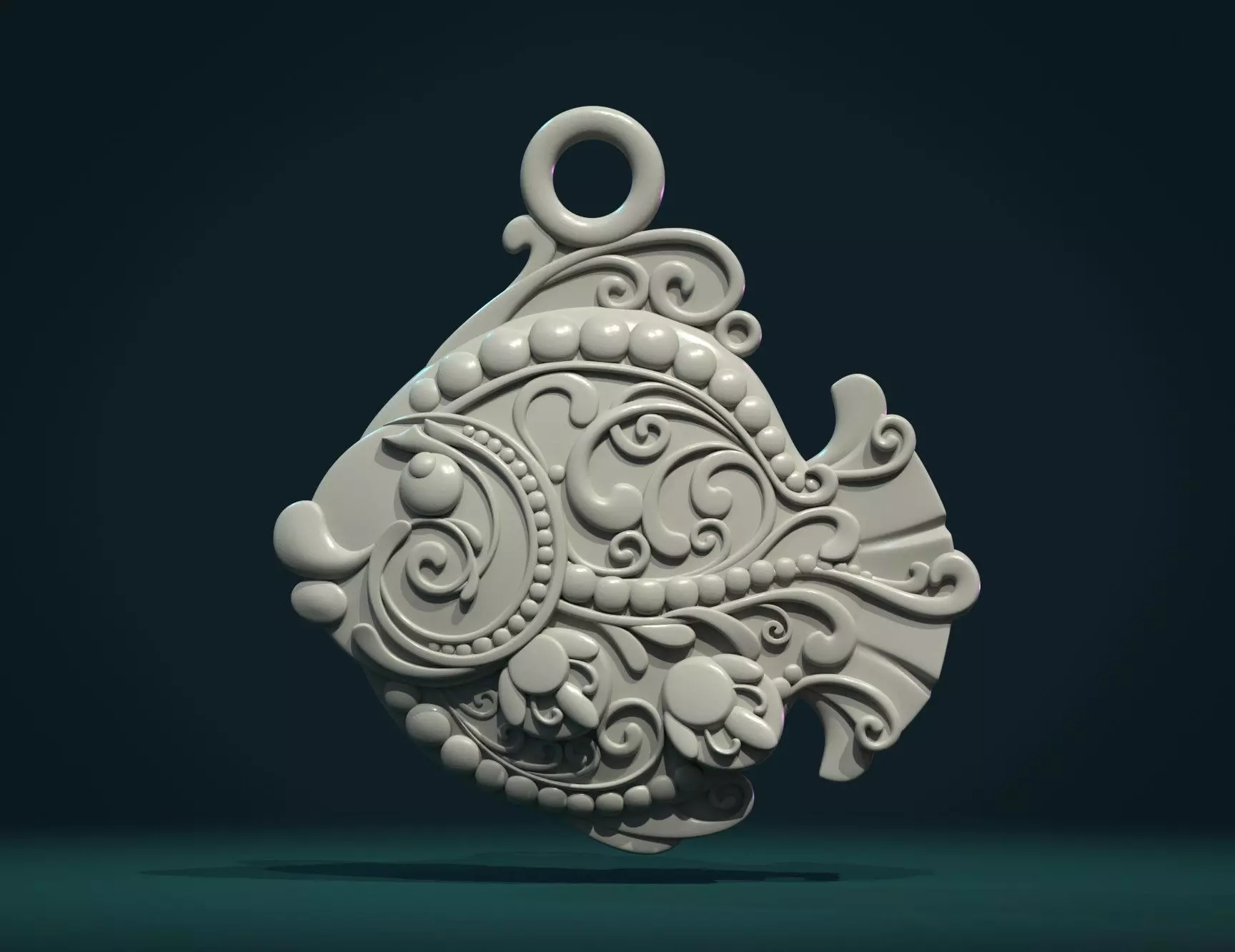 Ornate Fish 3D print model