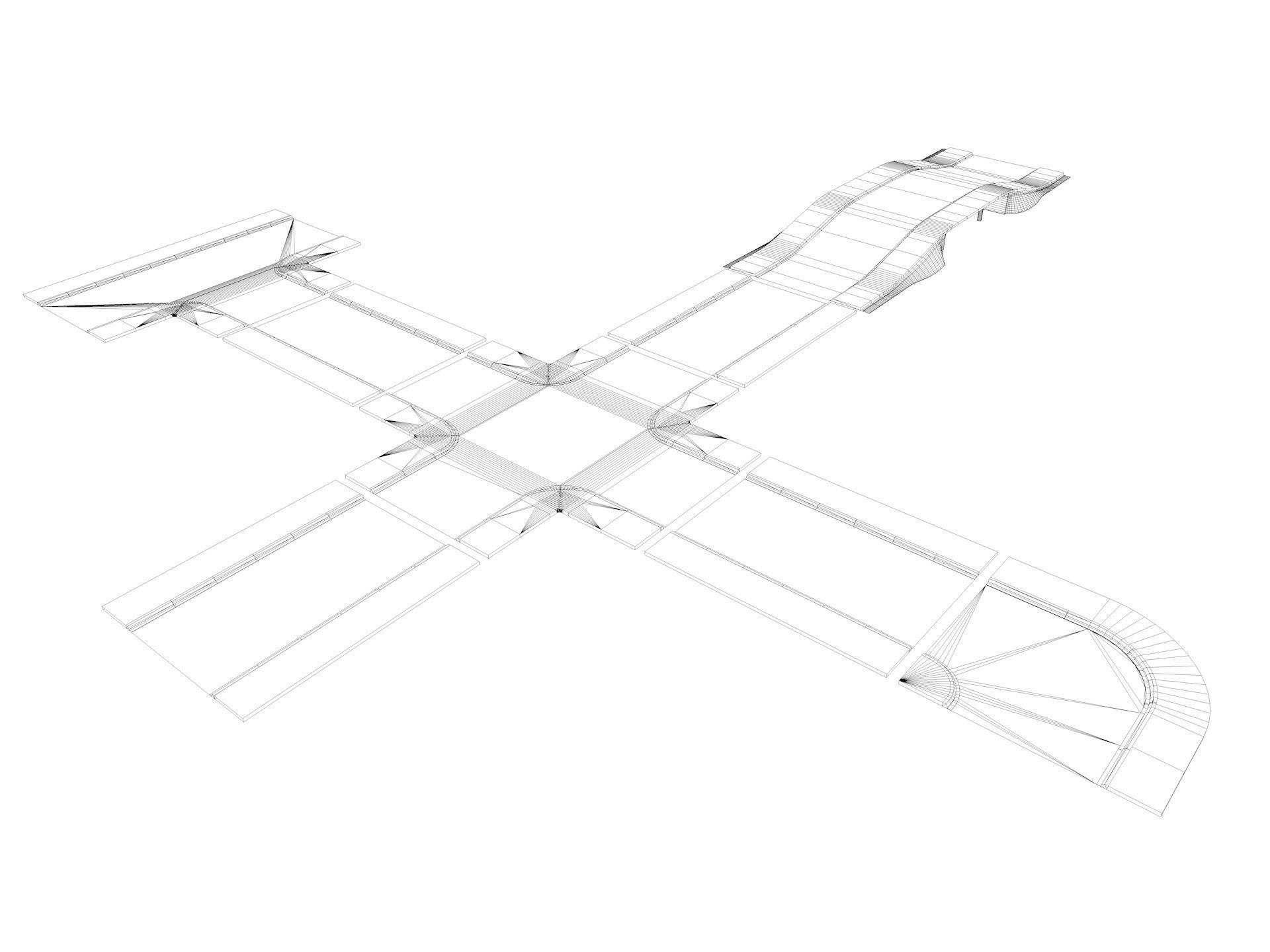 Road Pack 3D model_15