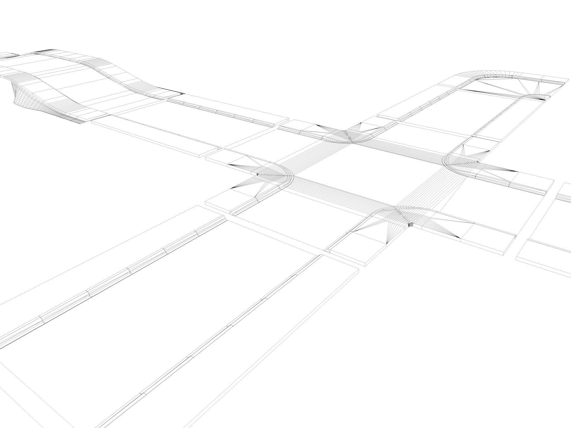 Road Pack 3D model_10