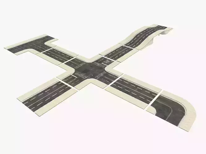 Road Pack 3D model