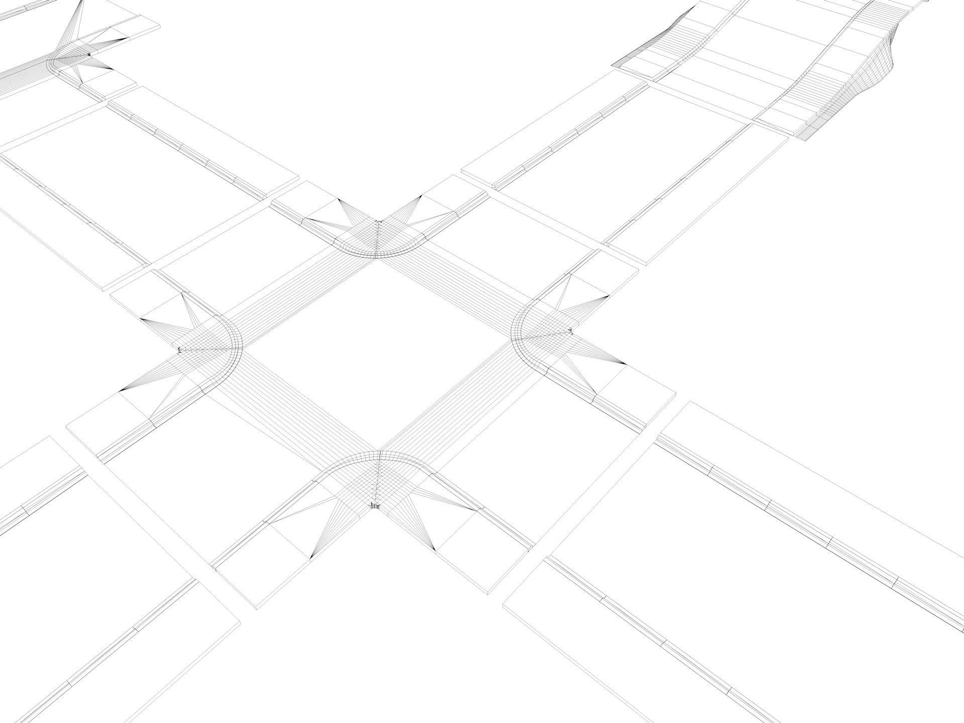 Road Pack 3D model_8