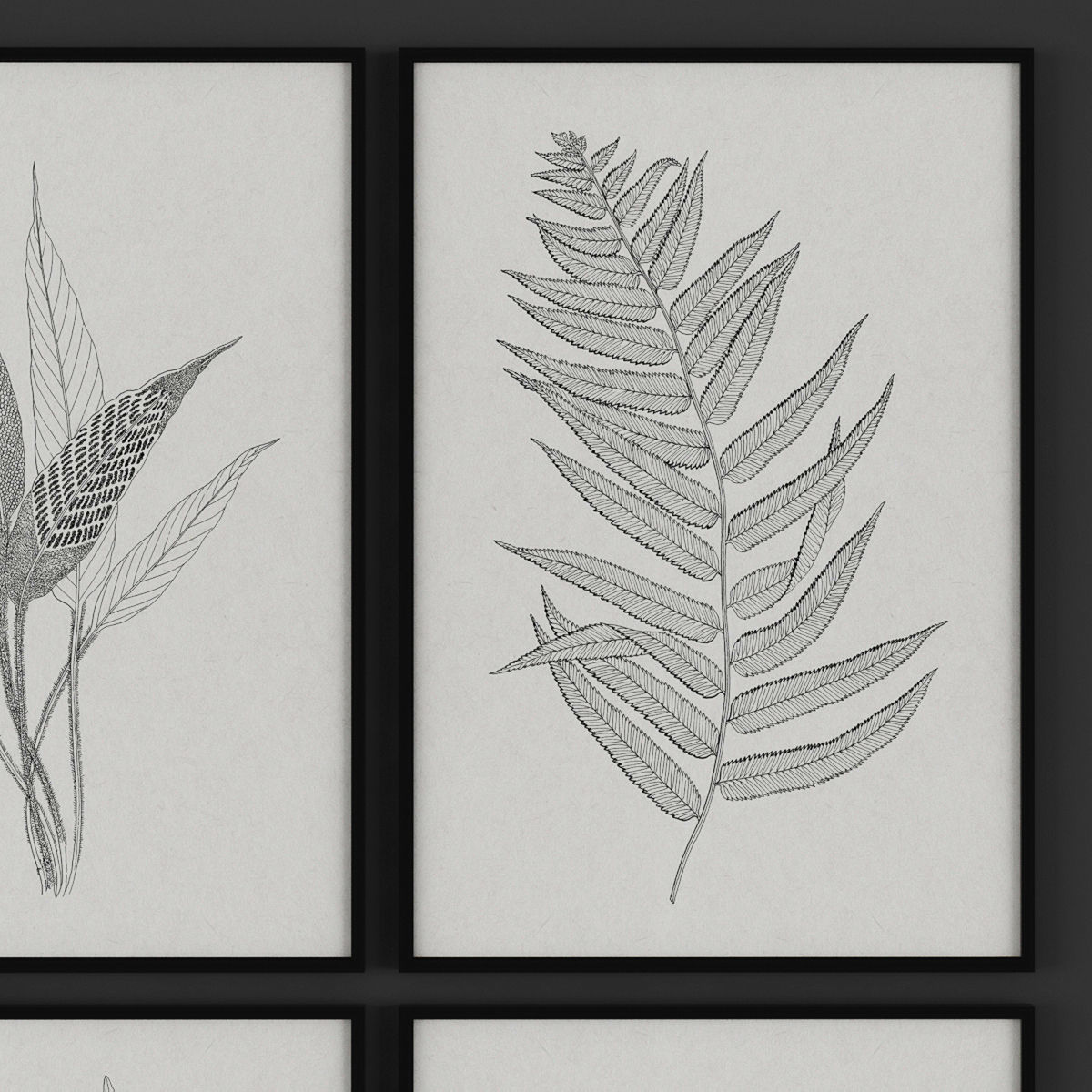 Picture Frames Low-poly 3D model_2