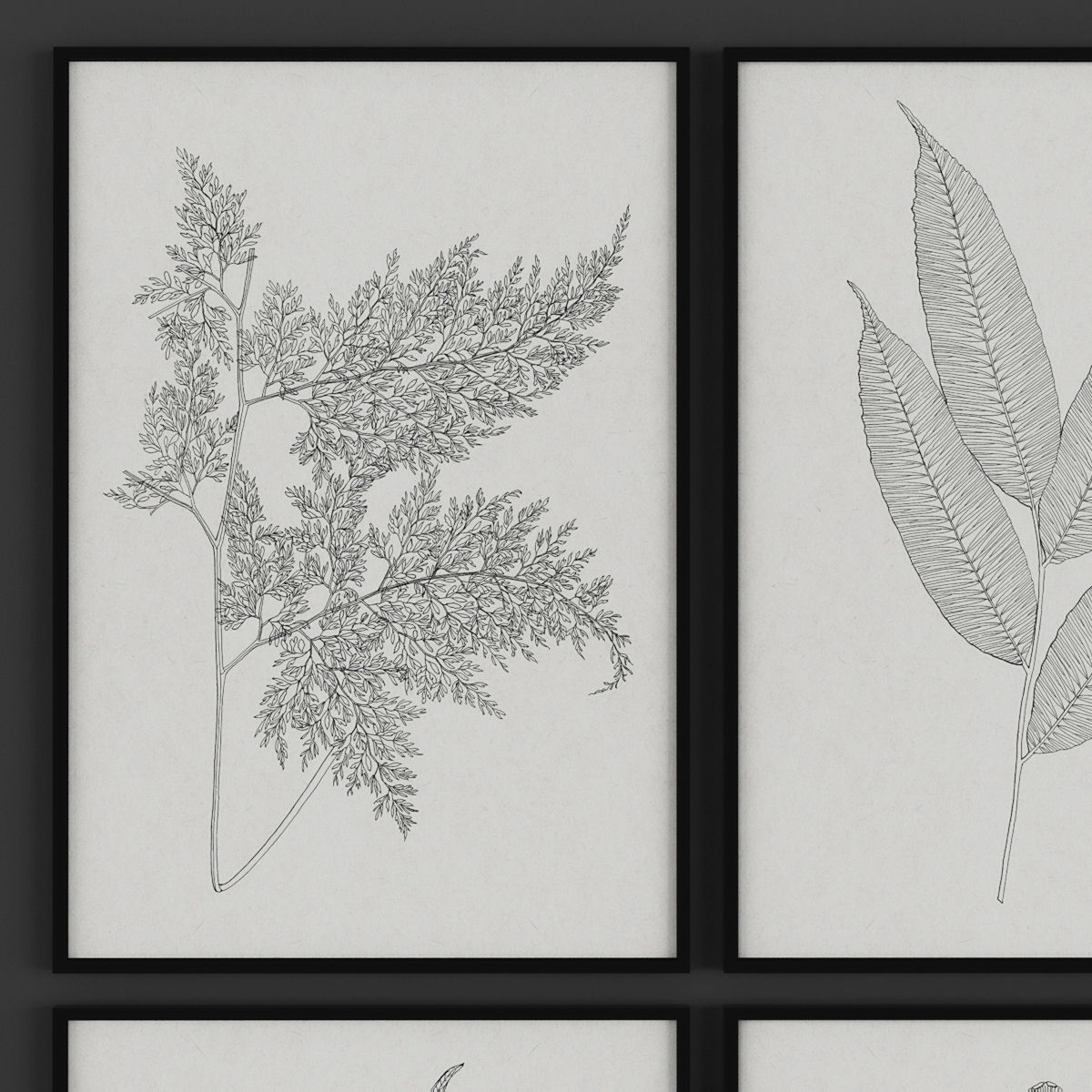 Picture Frames Low-poly 3D model_1